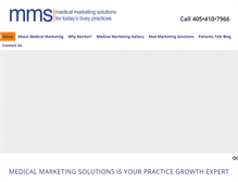 Tablet Screenshot of medmarketingsolutions.com